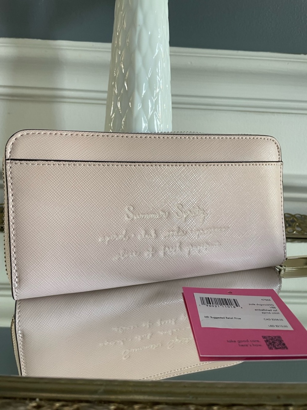 Kate Spade Tini Grapefruit Embellished Continental Novelty Wallet- New - Picture 5 of 9